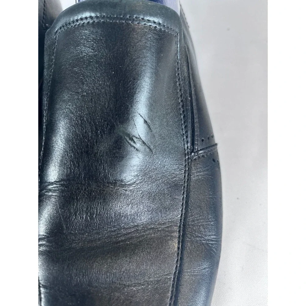 The North Face‎ Mens Black Leather Slip-On Shoes Size 11 EU43 With ECCO Sole